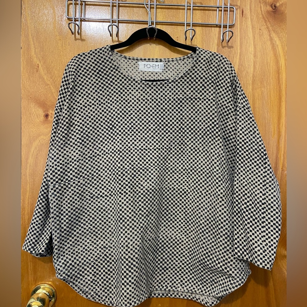 Black and White Women's Top